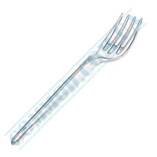 Clear plastic forks 16cm 100 pieces