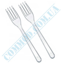 Glassy Forks | transparent | 160mm | 100 pieces per pack