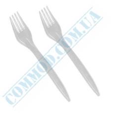 Bittner plastic clear forks 18cm 100 pieces