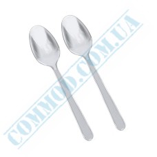 Clear plastic spoon 16cm 100 pieces