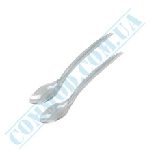 Ложка пластиковая 13см чайная прозрачная Bittner 100 штук