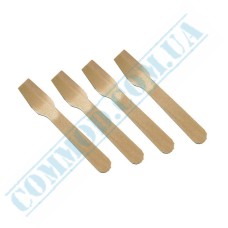Wooden ice cream spoons 95mm 100 pieces