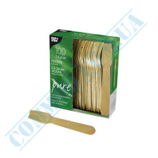 Wooden ice cream spoons 94mm 100 pieces