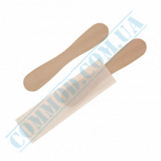 Wooden sticks for ice cream | in paper | 94mm | 100 pieces per pack