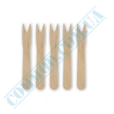 Wooden French fries forks | 85mm | 1000 pieces per pack