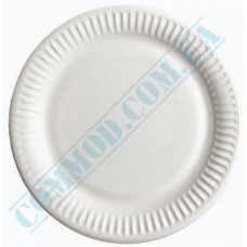 Paper plates d=23cm | White | with PE lamination | 100 pieces per pack