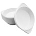 White plastic bowls 350ml 100 pieces