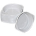 White plastic bowls 500ml 100 pieces
