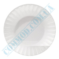 Glassy plates | d=21sm | White | 50 pieces per pack