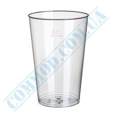 Clear plastic glass 300ml 20 pieces