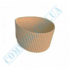  Cardboard thermal covers | folding | for cups 230-340ml | Craft | 100 pieces per pack