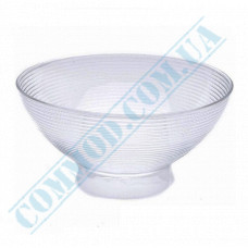 Bowl shape | 250ml | 110*110*55mm | transparent | 6 pieces per pack