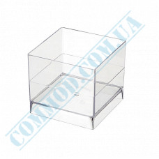 Cube shape | 60ml | 47*47*41mm | transparent | 15 pieces per pack