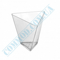 Shape Triangle | 70ml | 67*67*65mm | transparent | 25 pieces per pack