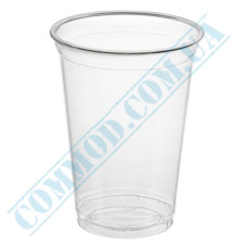 Cocktail cups | PET | 400ml | d=95mm | transparent | Ukraine | 50 pieces per pack