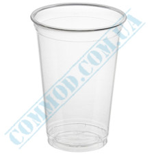 Cocktail cups | PET | 500ml | d=95mm | transparent | Ukraine | 50 pieces per pack