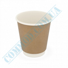 Paper cups 175ml | d=71mm | Double wall | Craft - White | 30 pieces per pack