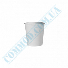 Paper cups 110ml | d=60mm | single wall | White | 50 pieces per pack