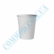 Paper cups 175ml | d=71mm | single wall | White | 50 pieces per pack