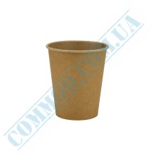 Kraft single wall paper cups 175ml 50 pieces