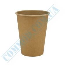 Kraft single wall paper cups 400ml 50 pieces