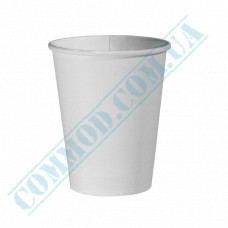 Paper cups 400ml | d=90mm | single wall | White | 50 pieces per pack