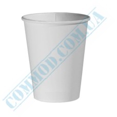 White single wall paper cups 350ml 50 pieces
