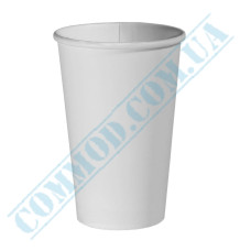 Paper cups 500ml | d=90mm | single wall | White | 50 pieces per pack