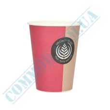 Стаканы бумажные 350мл однослойные Coffee To Go Huhtamaki | 50 штук в упаковке