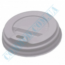 Plastic Lids PS | d=71mm | for paper cups 175-200ml | white | 50 pieces per pack