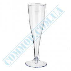 Champagne glasses | 100ml | vitreous | Flute | d=50mm h=177mm | 18 pieces per pack