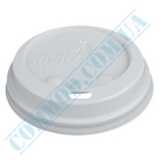 Plastic Lids PS | d=90mm | for cups 350 - 500ml | white | Huhtamaki | 100 pieces per pack