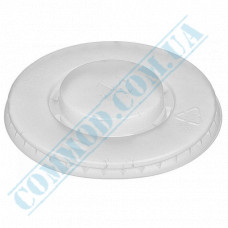 Plastic Lids PS | d=90mm | for cups 350 - 500ml | translucent | Huhtamaki | 150 pieces per pack