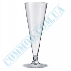 Champagne glasses | 100ml | vitreous | Cone | d=60mm h=160mm | 18 pieces per pack