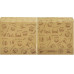 Hamburgers Fast Food kraft paper corners 140x140mm (45) 500 pieces