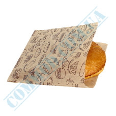 Kraft paper corners with a pattern | 40g/m2 | 140*140mm | art. 45 | 500 pieces per pack