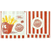 French fries From Native Potatoes paper bags 140x120x50mm (250) 1000 pieces