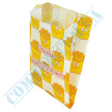Delicious French Fries paper bags 160x100x50mm (256) 1000 pieces