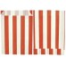 Red stripes paper bags 160x120x50mm (251) 1000 pieces