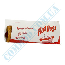 Paper corners for Hot Dogs with a picture | 40g/m2 | 200*85mm | art. 35 | 500 pieces per pack