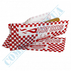 Paper corners for Hot Dogs with a picture | 40g/m2 | 200*85mm | art. 248 | 500 pieces per pack