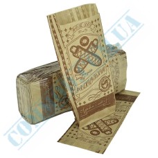 French hot dogs paper bags 160x70x40mm kraft (841) 1000 pieces