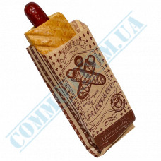 Paper bags for French Hot Dogs | 40g/m2 | 170*70*40mm | art. 841 | 1000 pieces per pack