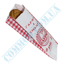 Paper bags for Shawarma | 50g/m2 | 270*100*50mm | art. 244 | 1000 pieces per pack