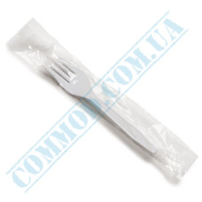 Individually packed forks | white | 170mm | 100 pcs