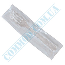 Individually packed forks | transparent | 160mm | 100 pcs