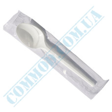 Individually packed spoons | white | 160mm | 100 pcs