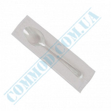 Individually packed spoons | transparent | 130mm | 100 pcs