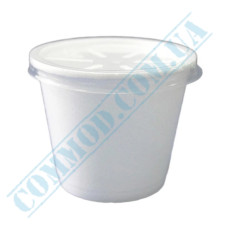 Супник пенополистирол 450мл с крышкой 50 штук