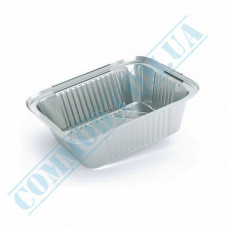 Aluminum containers made of food foil 430ml | 145*120*40mm | art. SP24L | 100 pieces per pack